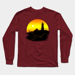 Lighthouse - Sundown Long Sleeve T-Shirt